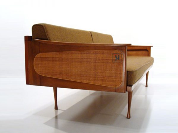 Sofa gỗ sồi văng đôi TA.SH07 thiết kế độc dáođẹp