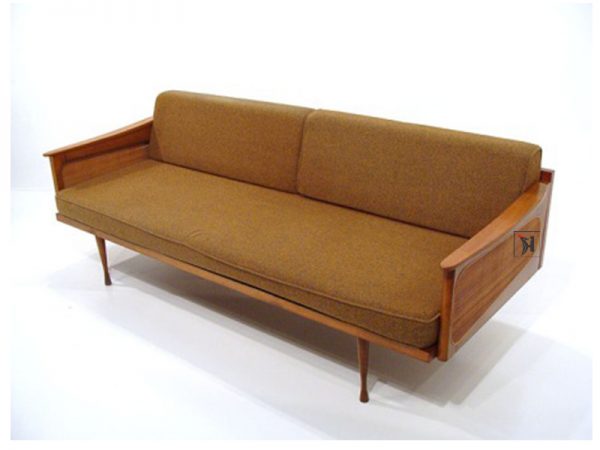 Sofa đôi gỗ sồi