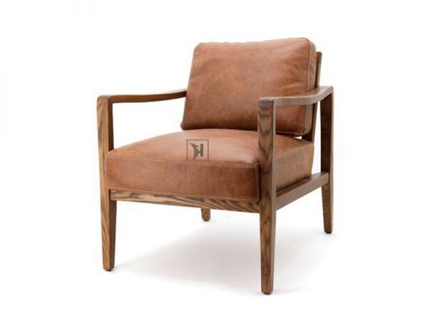Sofa văng 1 chỗ TA.SH02 gỗ Sồi cao cấp đẹp