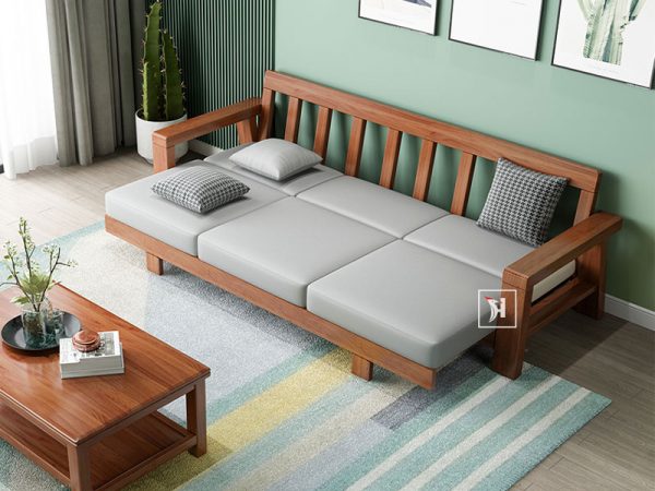 Sofa gỗ tự nhiên sang trọng, đẳng cấp