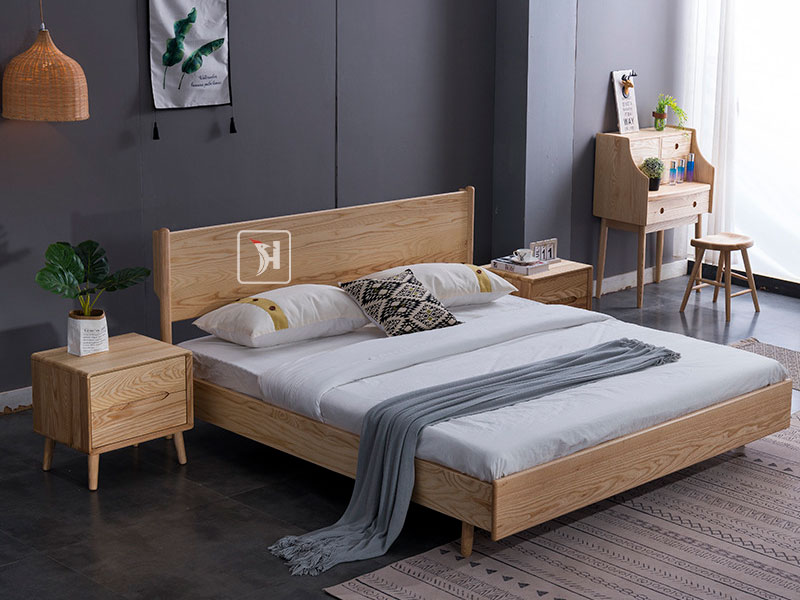 Giường ngủ gỗ tự nhiên NL.GN16