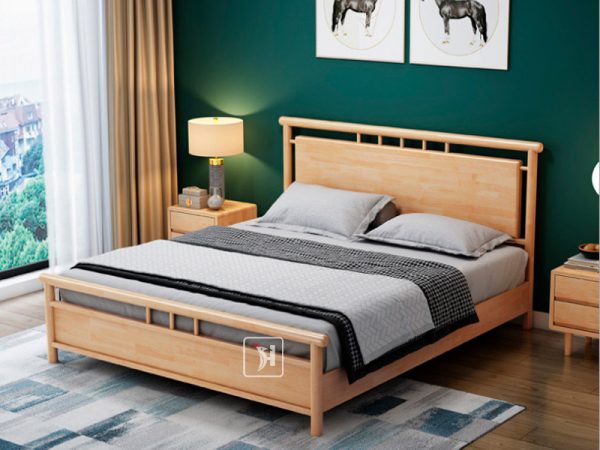 Giường ngủ gỗ tự nhiên NL.GN12