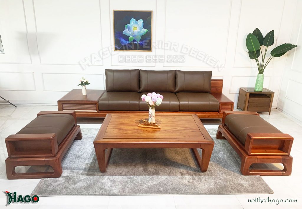 Sofa gỗ Hương Đá