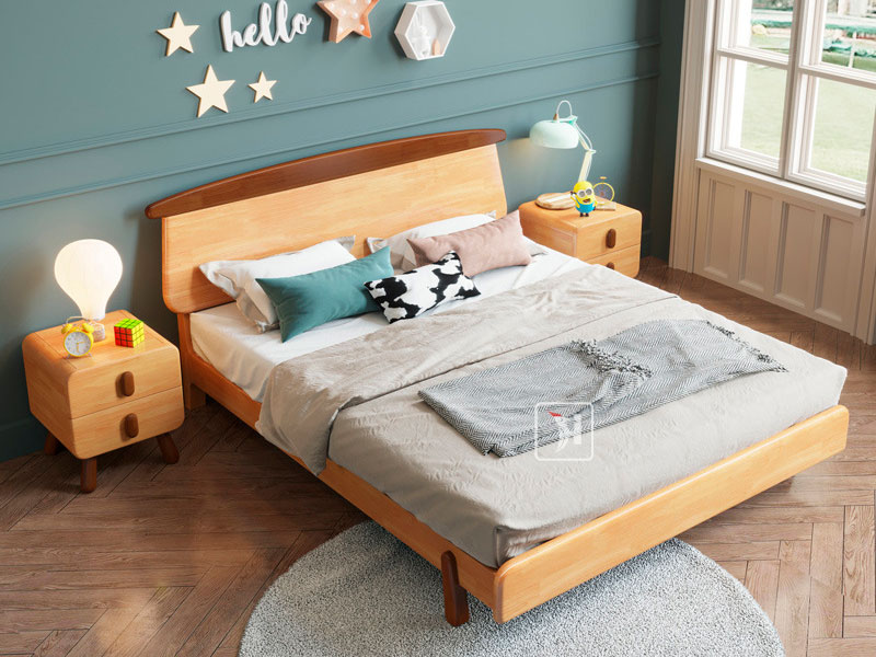 giường ngủ trẻ em bằng gỗ