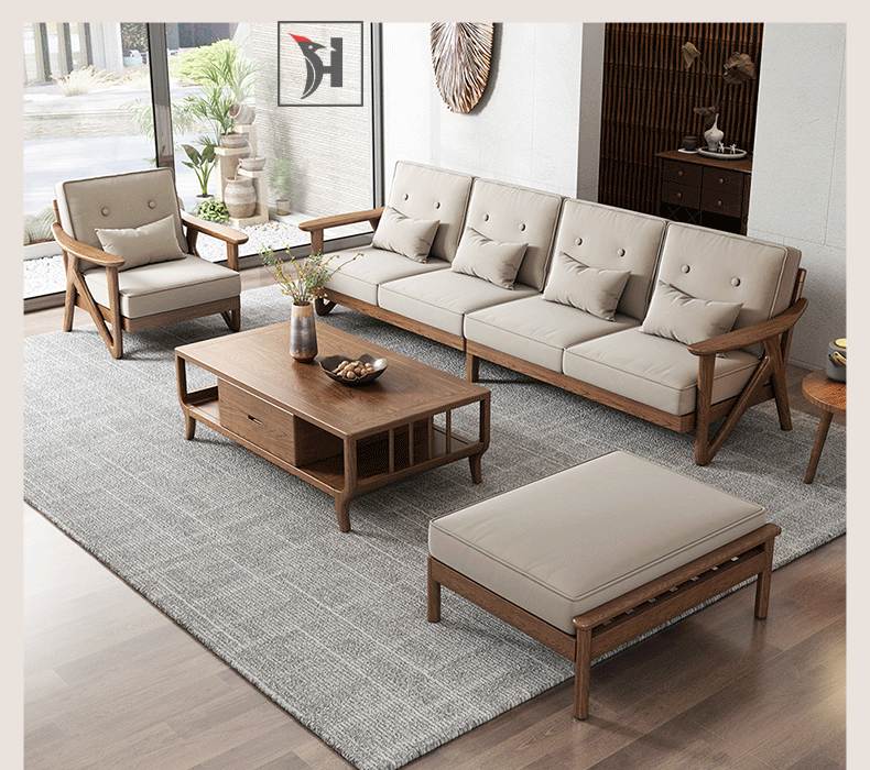 Sofa gỗ hiện đại ND.SF02