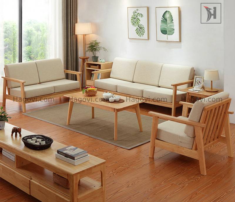 Sofa gỗ tự nhiên
