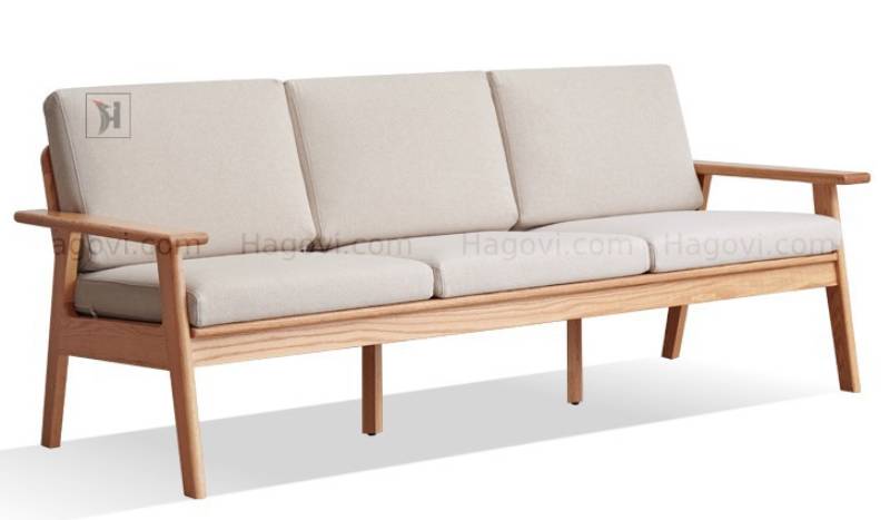 Ghế sofa3 chỗ gỗ tự nhiên hiện đại ND.SF3.01