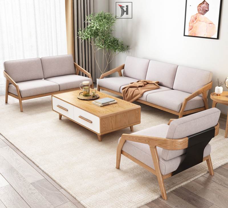 Sofa gỗ tự nhiên ND.SF03